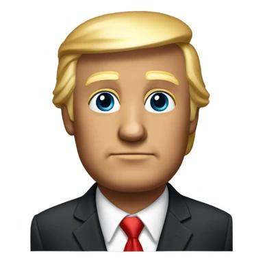 Donald j trump realistic sticker