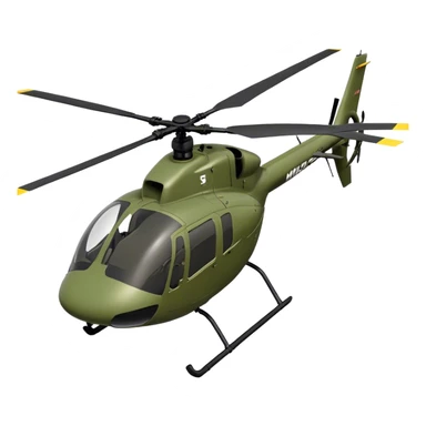 MD 500 - MD Helicopters (Model Year: 2021) (Iconic colour: Olive green) sticker
