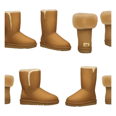 ugg with coquettes  sticker