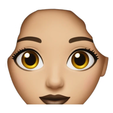 Chanel  MAKEUP brunette sticker