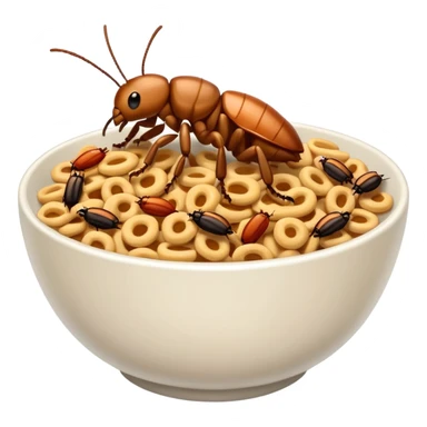 ROACHES IN THE CEREAL???? sticker