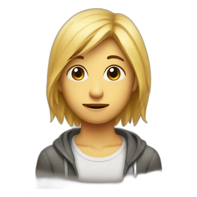 Emoji ému triste qui demande quelque chose sticker