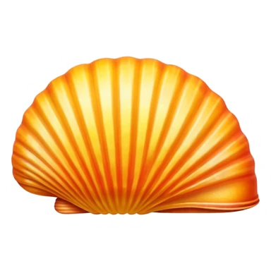 Hawaiian sunrise shell sticker