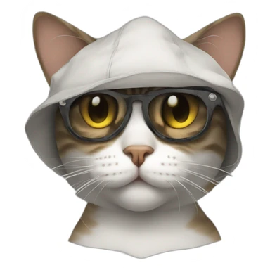 À gangster cat sticker