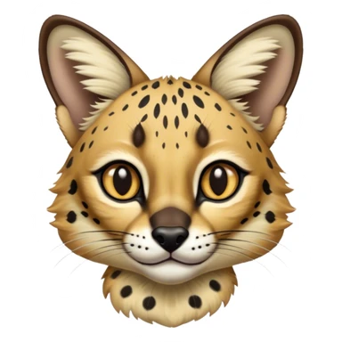 Serval-Genet-Civet-hybrid sticker