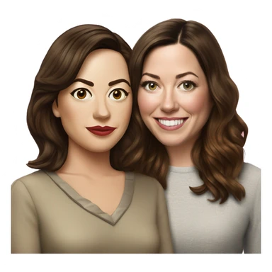 Aubrey Plaza and Kathryn Hahn sticker