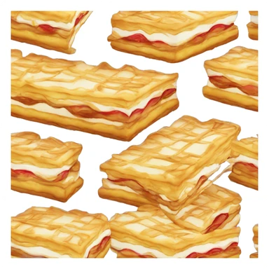 millefeuille cake sticker