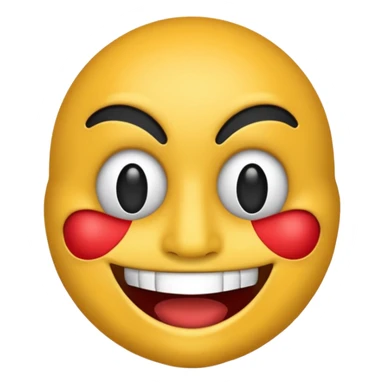 El emoji de la risa turbia con una máscara  sticker