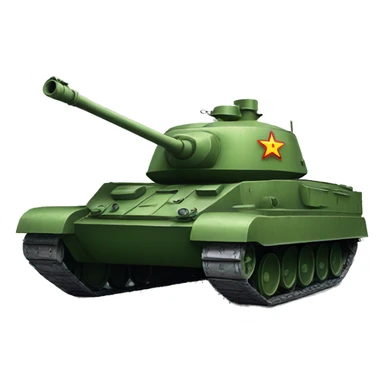 green soviet tank sticker