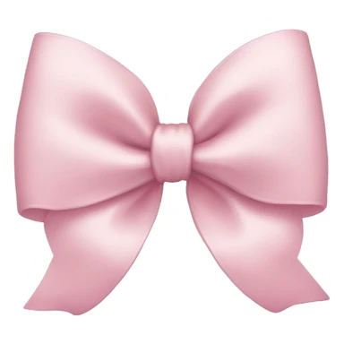 Light pink bow sticker