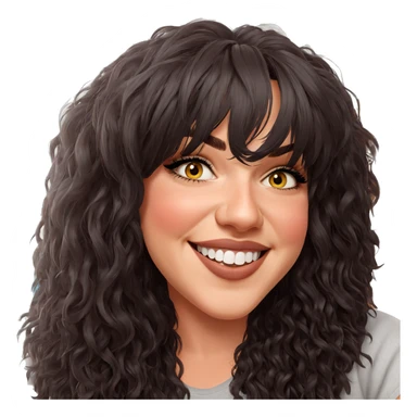 smiling girl with piercings sticker