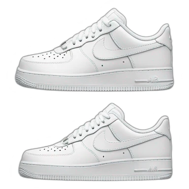nike air force 1 white sneaker sticker