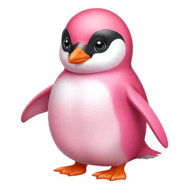 Pink fairy penguin sticker