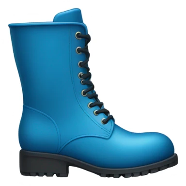 a large blue boot for woman sticker