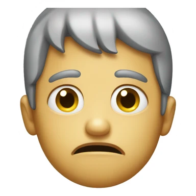 pleading teary emoji sticker