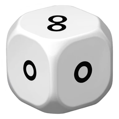 1 20 sided dice sticker