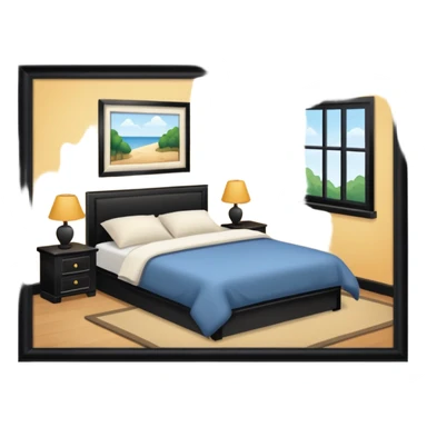 entering in bedroom sticker