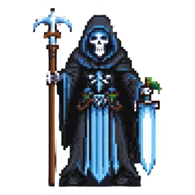 grim reaper harvesting souls sticker