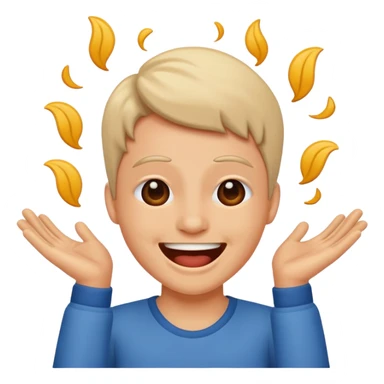 Shaking head laughing sticker