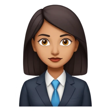 Mean and snarky Indian woman who is a product manager at a Gen AI company sticker