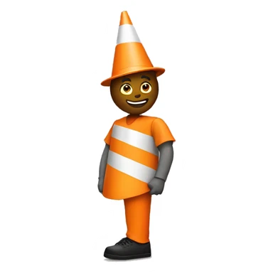STREET CONE MAN sticker