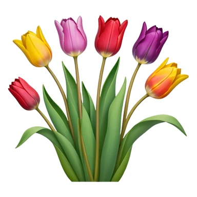 ramo de tulipanes sticker