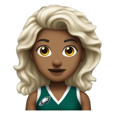 Philadelphia Eagles cheerleader  sticker