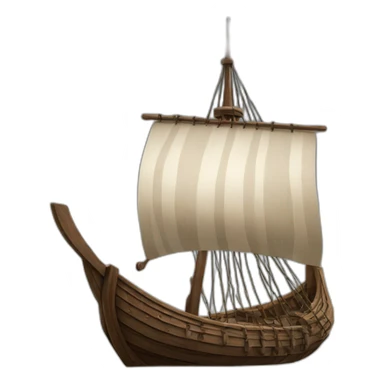 Viking warship sticker