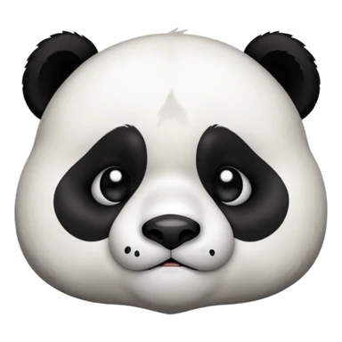 Sad panda crying sticker