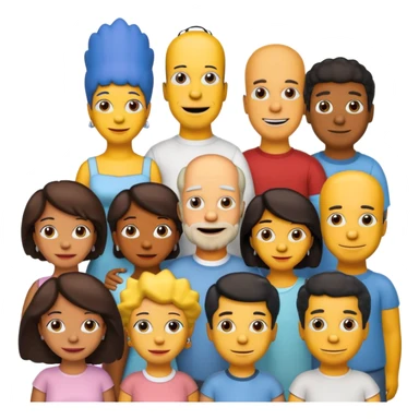 the simpsons, Different every character. sticker