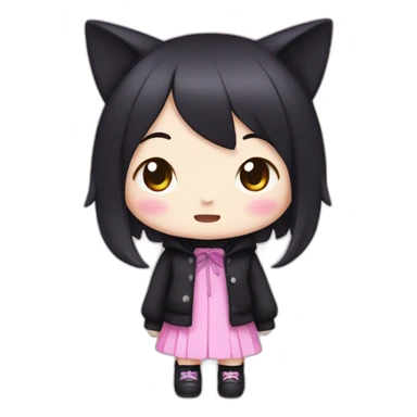 Kuromi Sanrio sticker