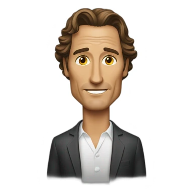 Matthew McConaughey sticker