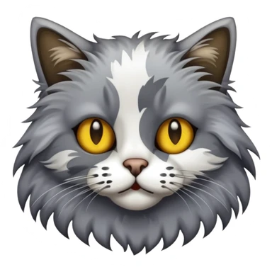 Кошка чумазая sticker