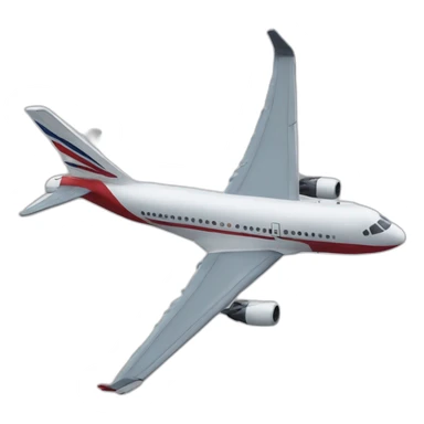 Emmanuel Macron as a plane  sticker