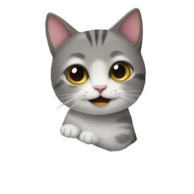 cat playing piano sticker