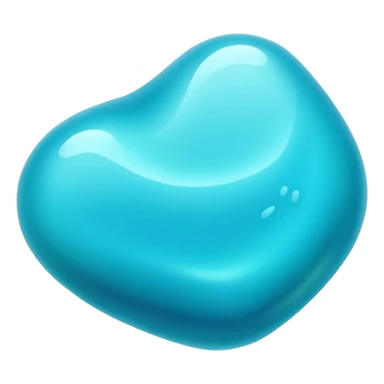 slime con forma irregular y que tiene muchos tonos de azul sticker