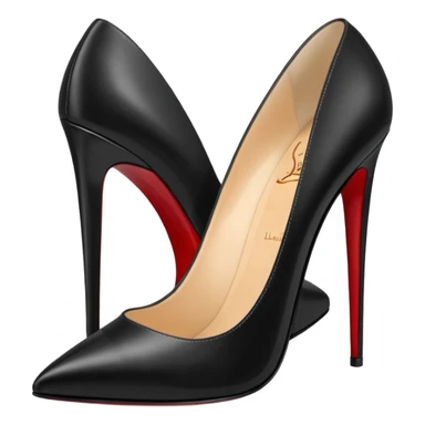 louboutin heels black sticker