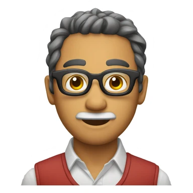 Viejito con lentes sticker