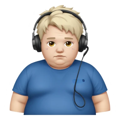 gamer obese  sticker