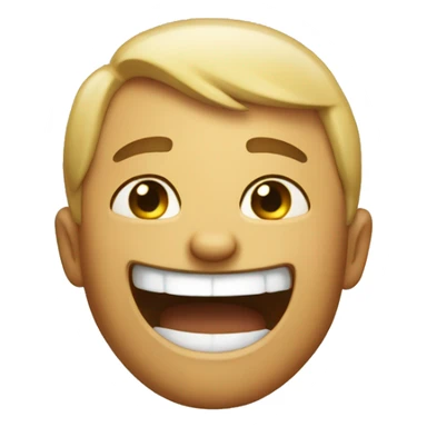 laughing really hard sticker