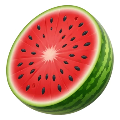 half watermelon sticker
