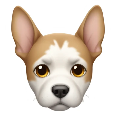 dog shutting eyes looking  sticker