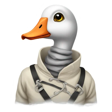 Straitjacket goose sticker