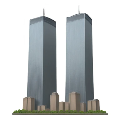 Twin towers sticker