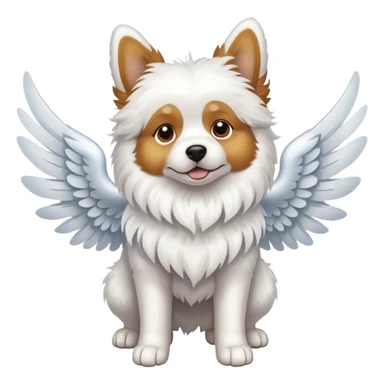 Perro con alas sticker