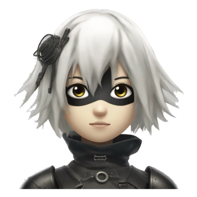 2B from NieR Automata sticker