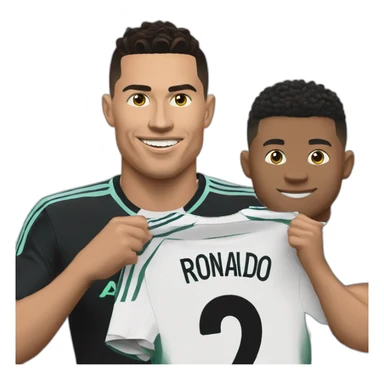 Bellingham et ronaldo sticker