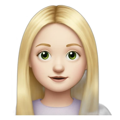 actress child dakota fanning sticker