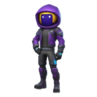 Skin fornite galaxy qui brûle avec un couleur Galaxy sticker