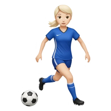 una madame che gioca a calcio sticker